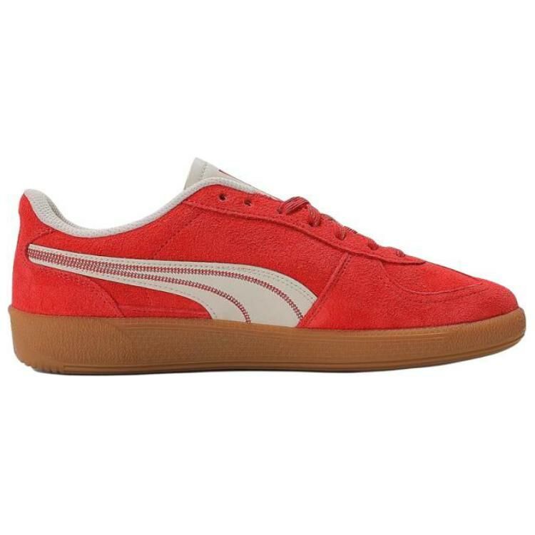【代購】PUMA Palermo Anti-Slip Wear-Resistant Low-Top Skateboard Shoes Women's Red