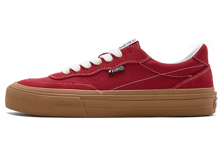 【代購】Vision Street Wear Flat Top Low-Top Skateboard Shoes Unisex Red