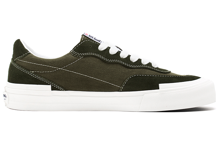 【代購】Vision Street Wear Flat Top Low-Top Skateboard Shoes Unisex Olive Green