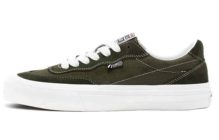 【代購】Vision Street Wear Flat Top Low-Top Skateboard Shoes Unisex Olive Green