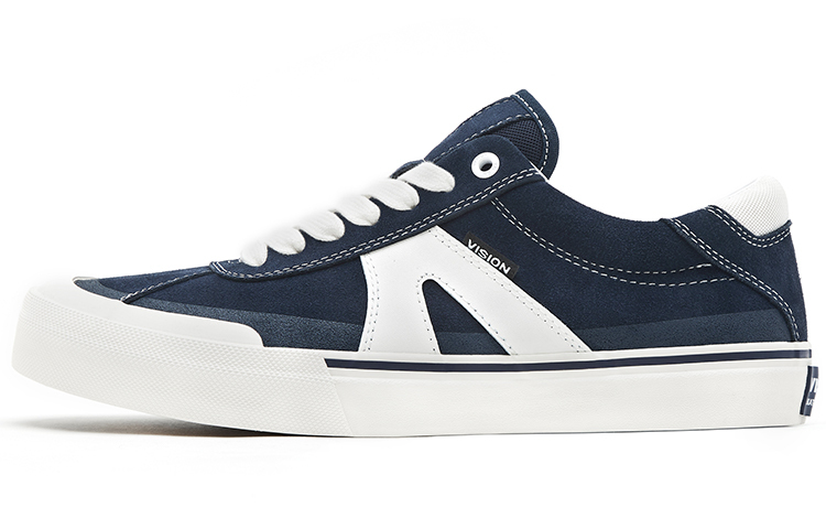 【代購】Vision Street Wear Push Pro Low-Top Skateboard Shoes Unisex Navy Blue