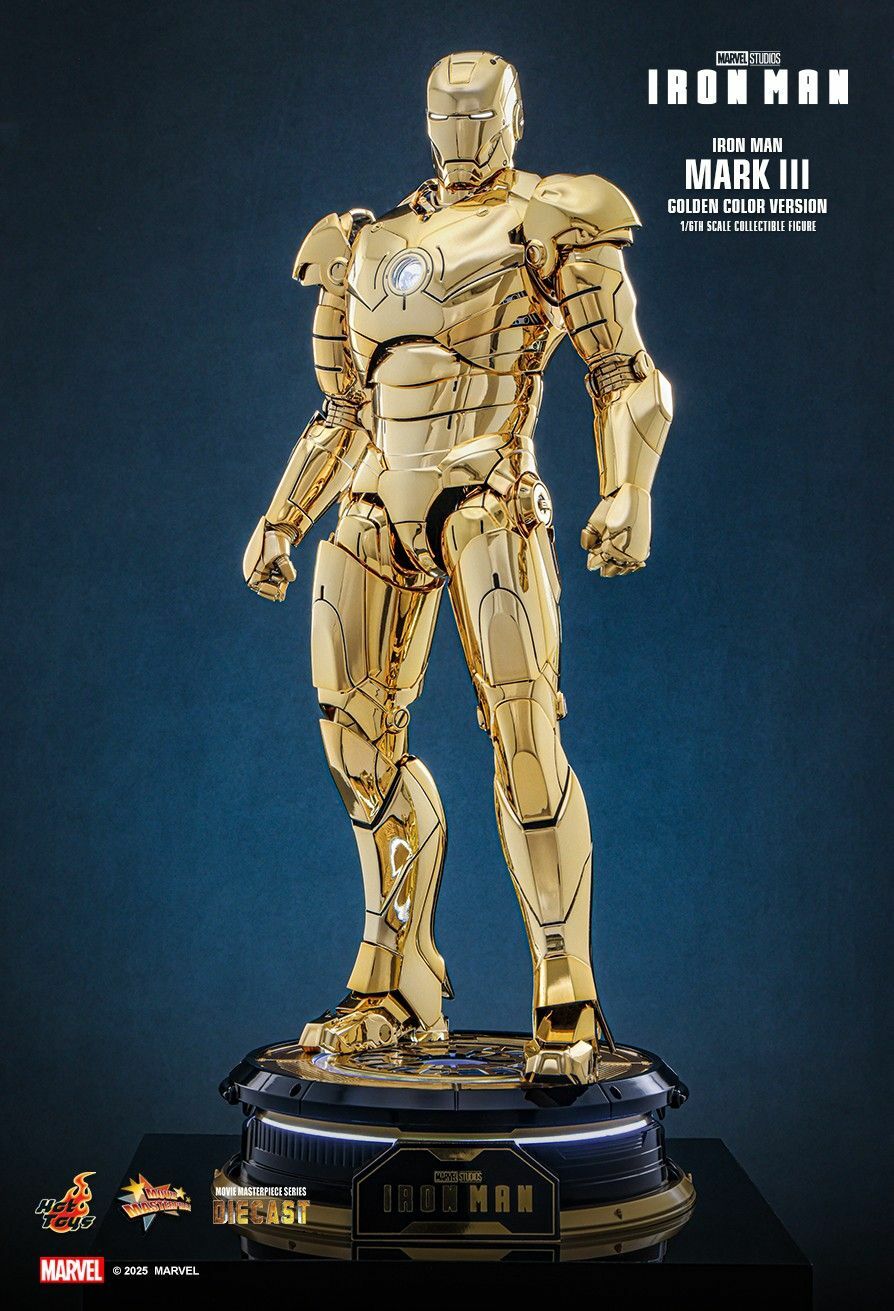 hottoys mms764D69 Iron Man Mark III (Golden Color Versi