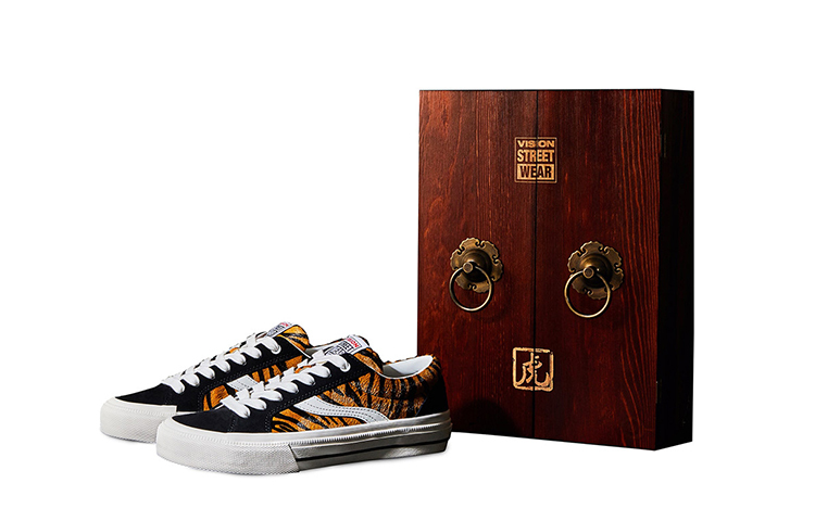 【代購】Vision Street Wear X Odd Cushioned Wear-Resistant Balanced Lightweight Low-Top Skateboard Shoes Unisex Black