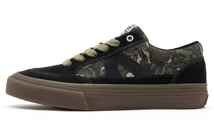 【代購】Vision Street Wear Stick Low-Top Skateboard Shoes Unisex Army Green Camouflage Multicolor