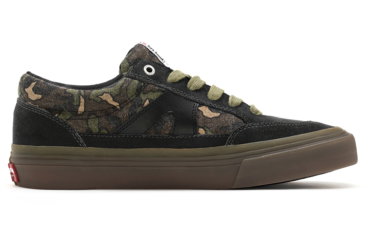 【代購】Vision Street Wear Stick Low-Top Skateboard Shoes Unisex Army Green Camouflage Multicolor
