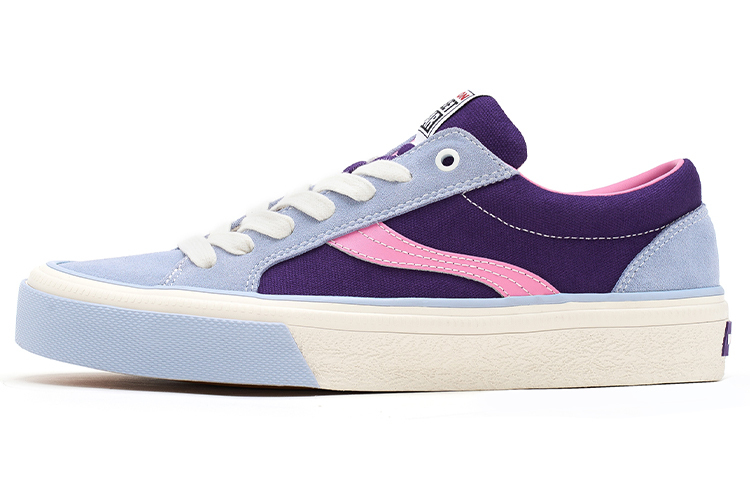 【代購】OddCIRKUS x Vision Street Wear Astley Pro Low-Top Skateboard Shoes Unisex Purple Light Purple Pink White Multicolor
