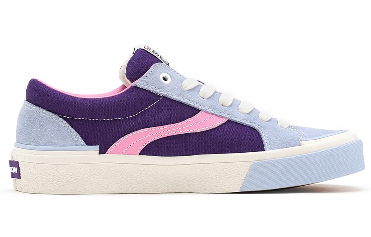 【代購】OddCIRKUS x Vision Street Wear Astley Pro Low-Top Skateboard Shoes Unisex Purple Light Purple Pink White Multicolor