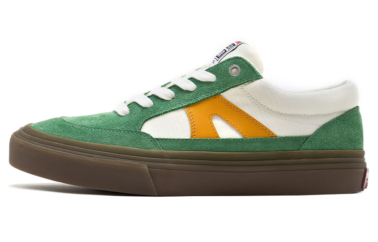 【代購】Vision Street Wear Stick Low-Top Skateboard Shoes Unisex Light Gray Green Ginger Yellow Multicolor