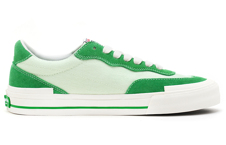 【代購】Vision Street Wear Flat Top Low-Top Skateboard Shoes Unisex Lime Green Multicolor