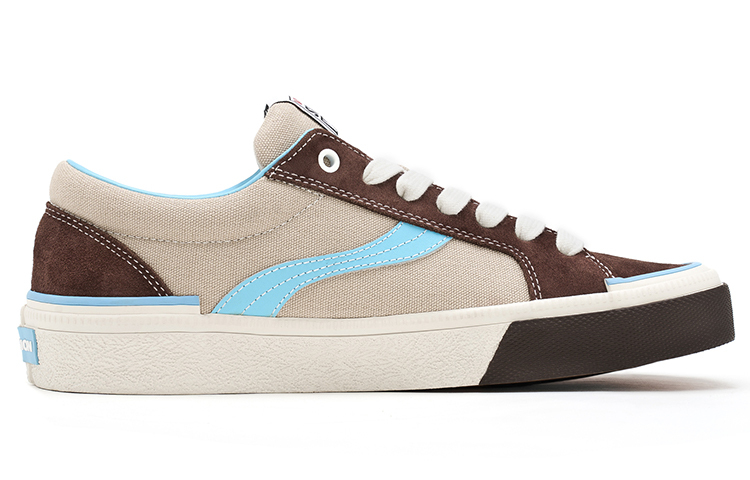 【代購】OddCIRKUS x Vision Street Wear Astley Pro Low-Top Skateboard Shoes Unisex Chocolate Light Blue Multicolor
