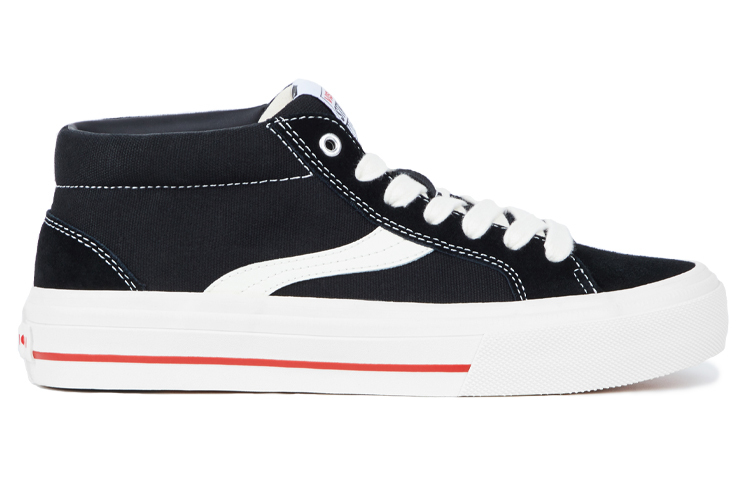 【代購】Odd CIRKUS x Vision Street Wear Slip-Resistant Cushioning Mid-Top Skateboard Shoes Unisex Black