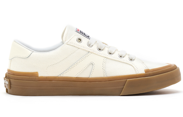 【代購】Vision Street Wear V76 Low-Top Skateboard Shoes Unisex Raw Pips Rubber Ecru