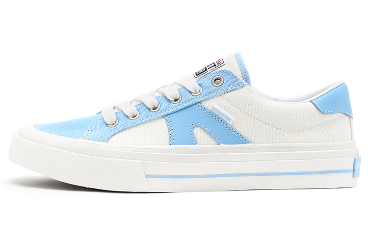 【代購】Vision Street Wear V76 Low-Top Skateboard Shoes Unisex Carolina Blue