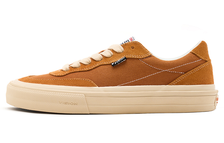 【代購】Vision Street Wear Flat Top Low-Top Skateboard Shoes Unisex Almond Brown