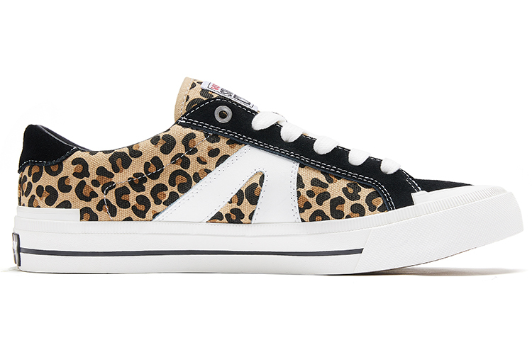 【代購】Vision Street Wear V76 Low-Top Skateboard Shoes Unisex Leopard Print
