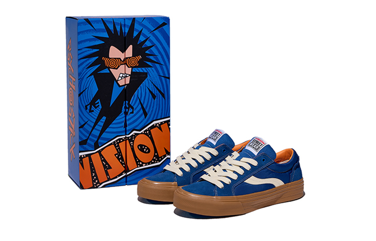 【代購】Vision Street Wear Astley Pro Low-Top Skateboard Shoes Unisex Sapphire Blue