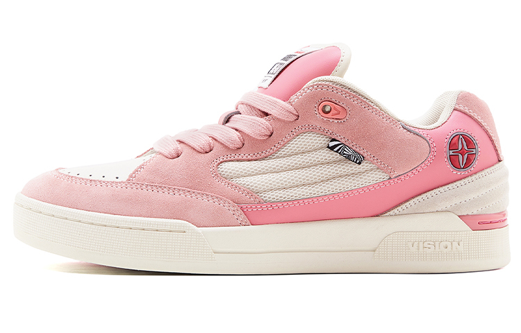 【代購】Vision Street Wear Savvy Puffy Shoes Low-Top Skateboard Shoes Unisex Milkshake Pink