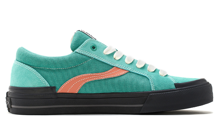 【代購】OddCIRKUS x Vision Street Wear Astley Pro Low-Top Skateboard Shoes Unisex The Lake Is Green And Orange