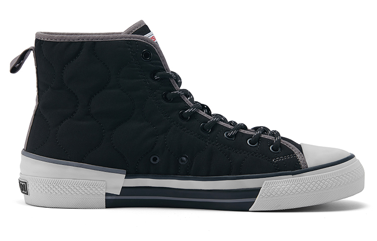 【代購】Vision Street Wear Street Wear Canvas Hi High-Top Skateboard Shoes Unisex Black
