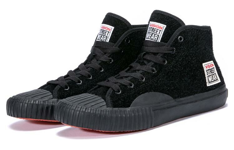 【代購】Vision Street Wear Trick High-Top Canvas Shoes Unisex Black