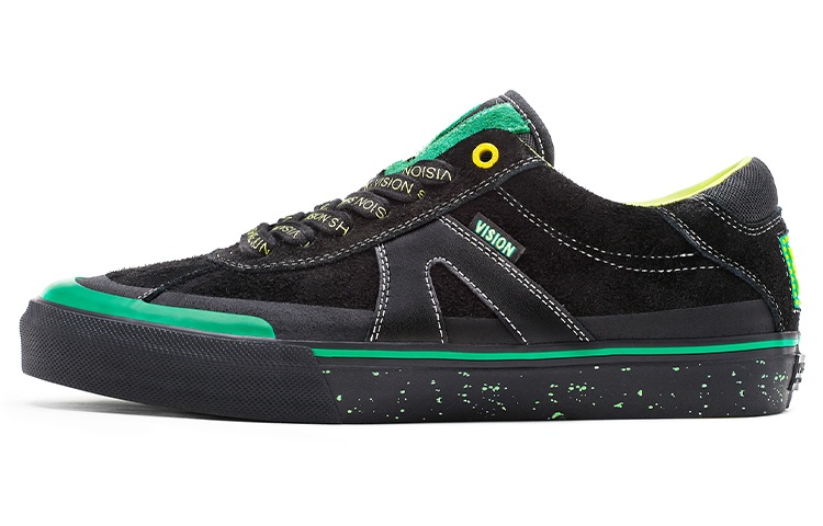 【代購】SHAKE JUNT x Vision Street Wear Low-Top Skateboard Shoes Unisex Black Green