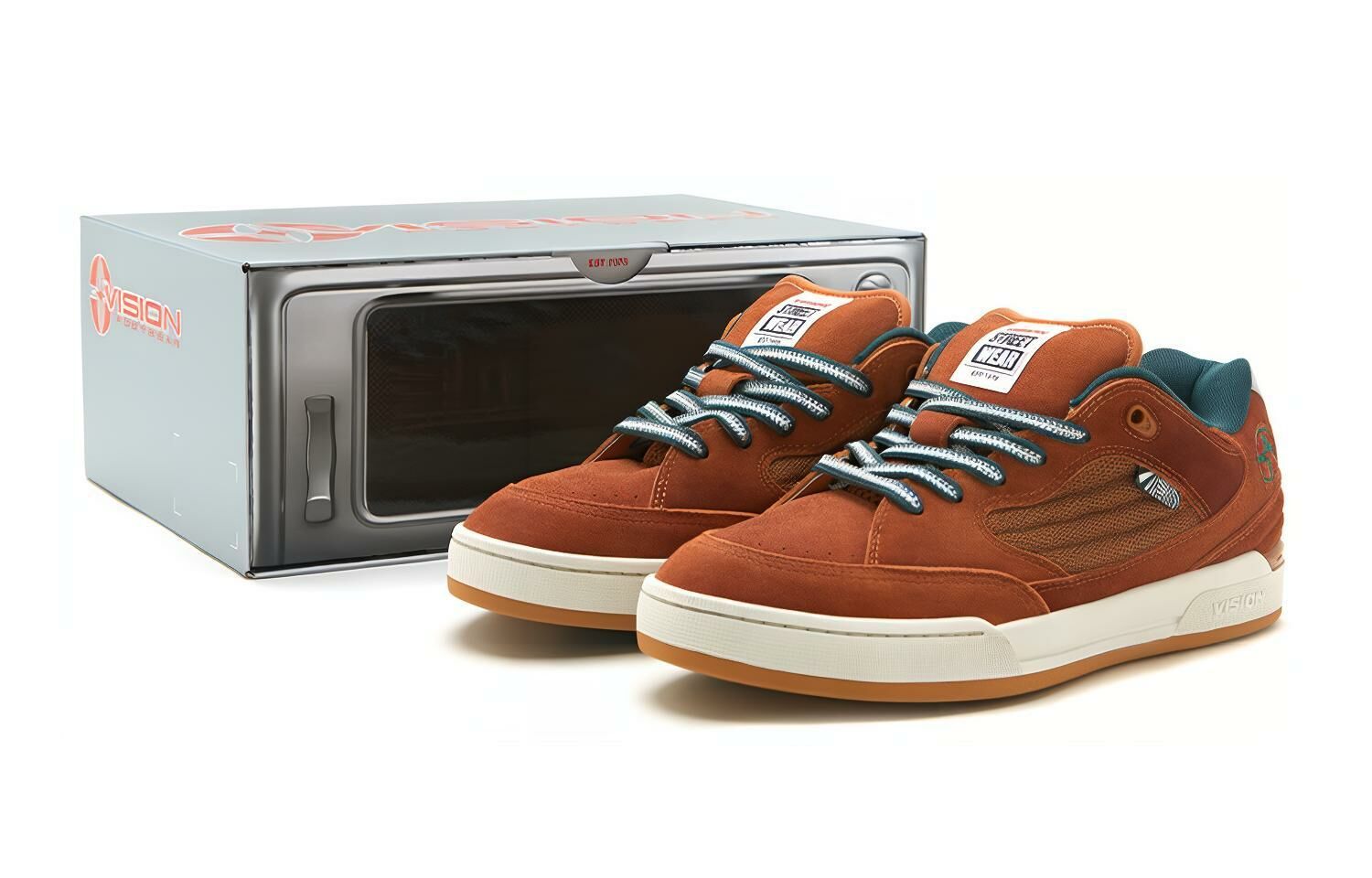 【代購】Vision Street Wear Savvy Collection Low-Top Skateboard Shoes Unisex Caramel Turkey Color