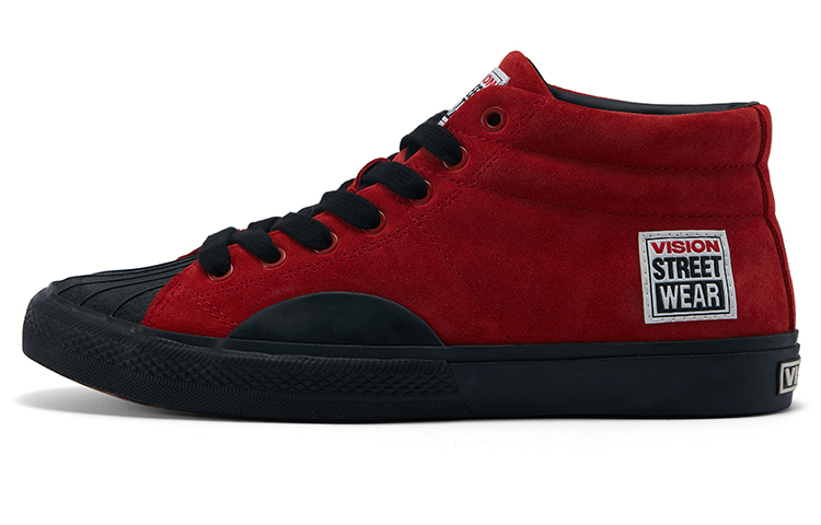 【代購】Vision Street Wear Shell Head High-Top Skateboard Shoes Unisex Brick Red