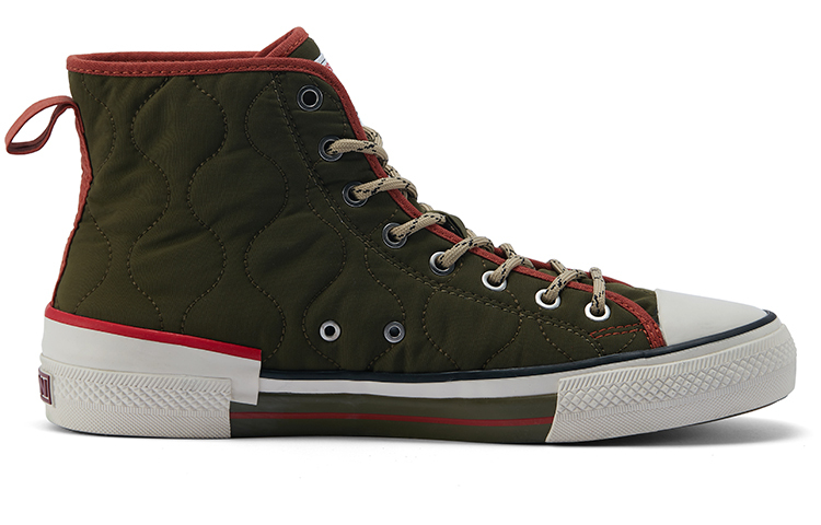 【代購】Vision Street Wear Canvas Hi Skateboard Shoes Unisex Army Green