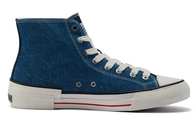 【代購】Vision Street Wear Canvas Hi Breathable Lightweight High-Top Skateboard Shoes Unisex Denim