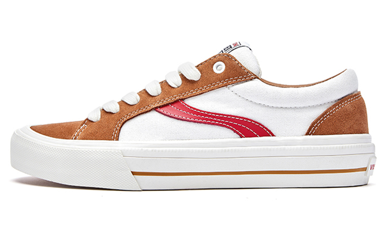 【代購】Odd CIRKUS x Vision Street Wear Astley Pro Low-Top Skateboard Shoes Unisex Vintage Brown Color Blocking