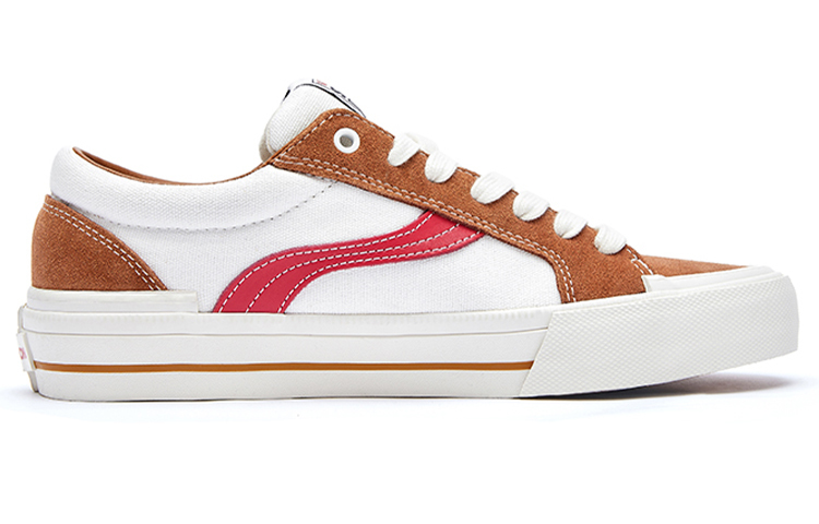 【代購】Odd CIRKUS x Vision Street Wear Astley Pro Low-Top Skateboard Shoes Unisex Vintage Brown Color Blocking