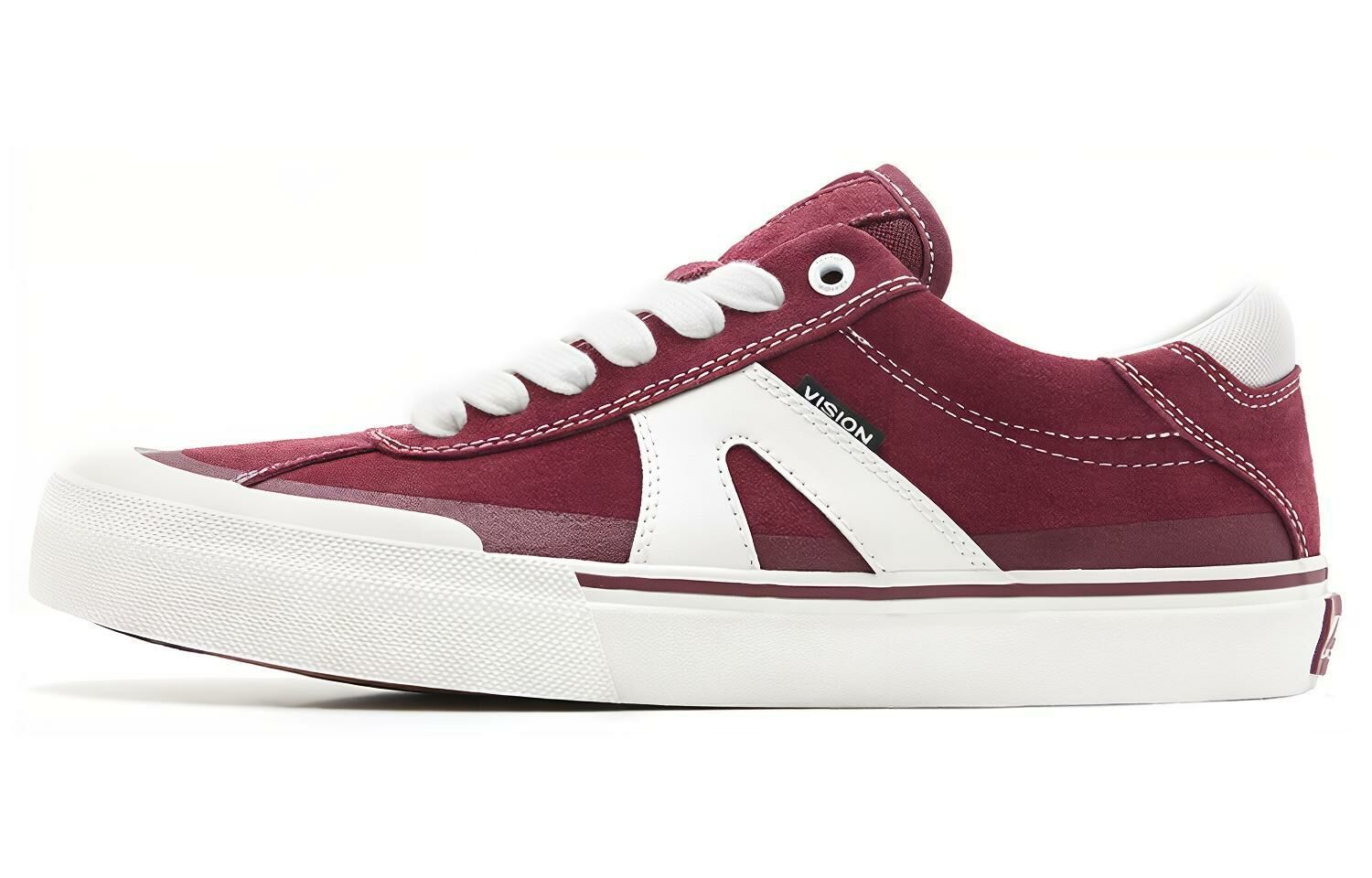【代購】Vision Street Wear Push Pro Low-Top Skateboard Shoes Unisex Burgundy