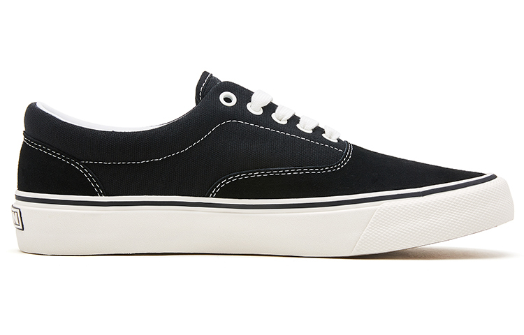 【代購】Vision Street Wear Trainers Plus Wear-Resistant Low-Top Skateboard Shoes Unisex Night Black