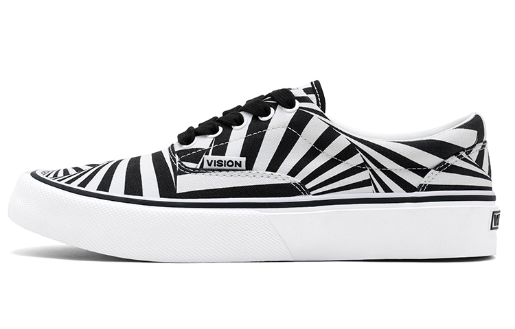 【代購】Vision Street Wear Wear Trainers Plus Collection Slip-Resistant Cushioning Low-Top Skateboard Shoes Unisex White Black