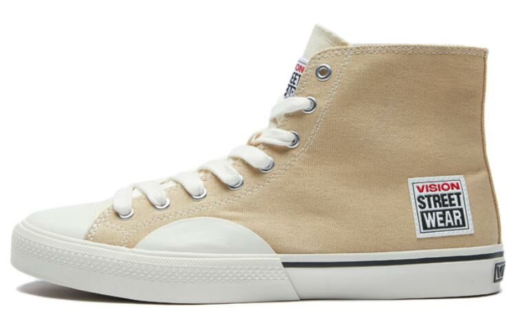 【代購】Vision Street Wear 80's Canvas Hi High-Top Canvas Shoes Unisex Khaki