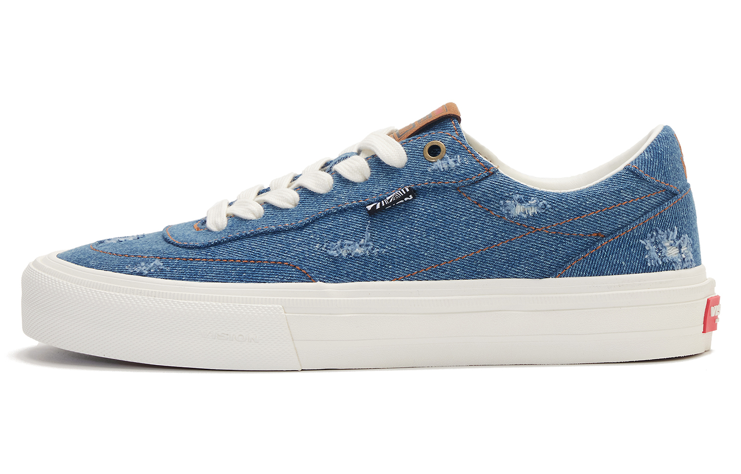 【代購】Vision Street Wear Flat Top Low-Top Skateboard Shoes Unisex Denim Blue