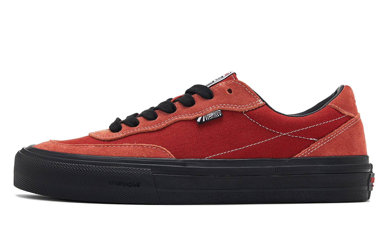 【代購】Vision Street Wear Flat Top Low-Top Skateboard Shoes Unisex Coral Red