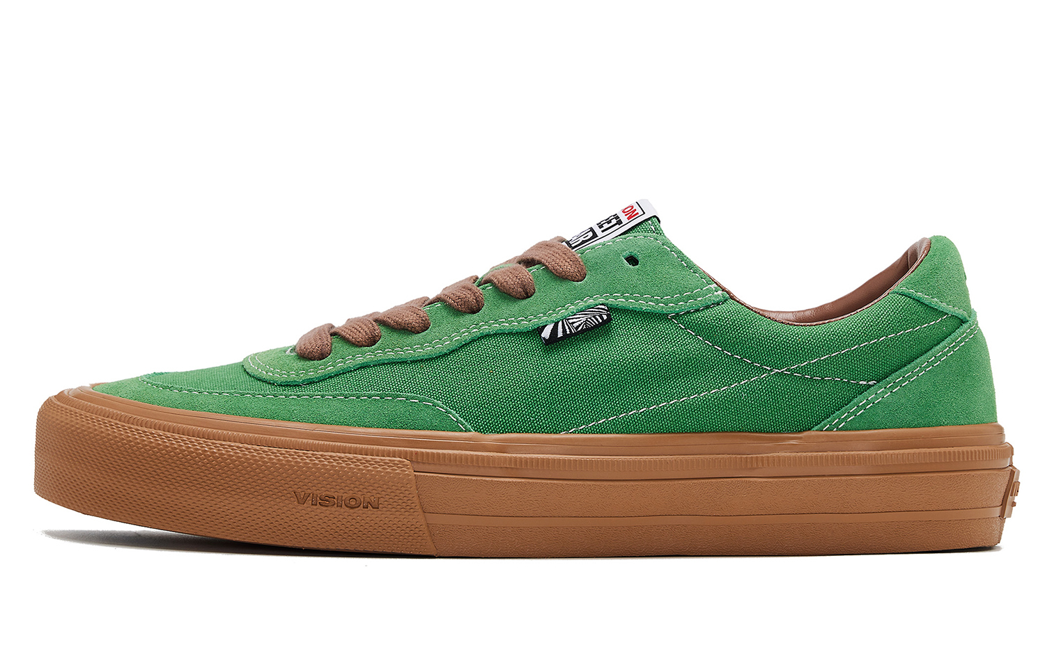 【代購】Vision Street Wear Flat Top Low-Top Skateboard Shoes Unisex Forest Green