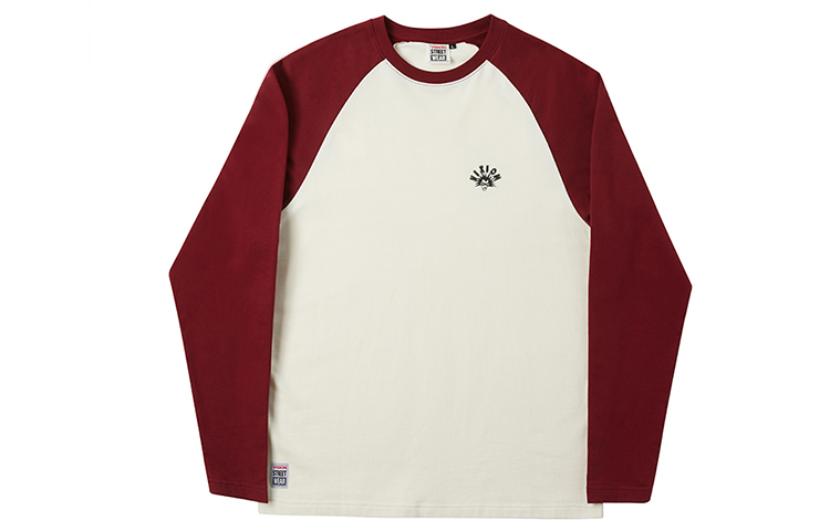 【代購】Vision Street Wear FW21 Raglan Sleeve T-Shirt Unisex Burgundy
