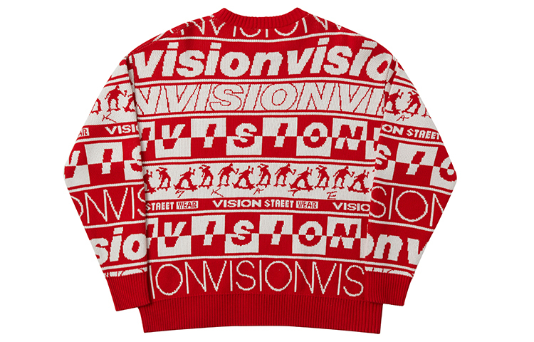 【代購】Vision Street Wear Sweater Unisex Red