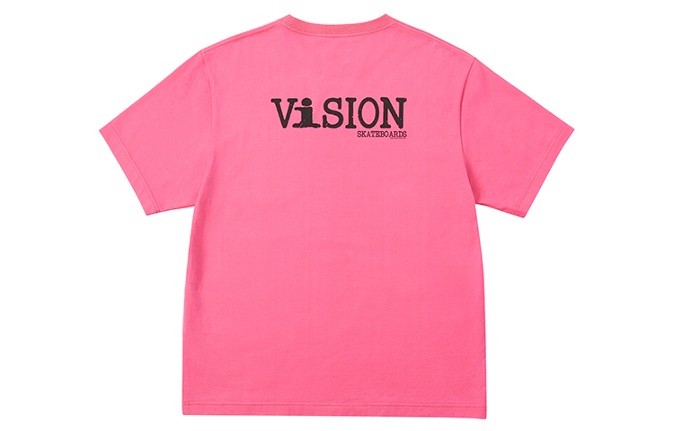 【代購】Vision Street Wear Drop Shoulder Sleeve T-Shirt Unisex Rose Red