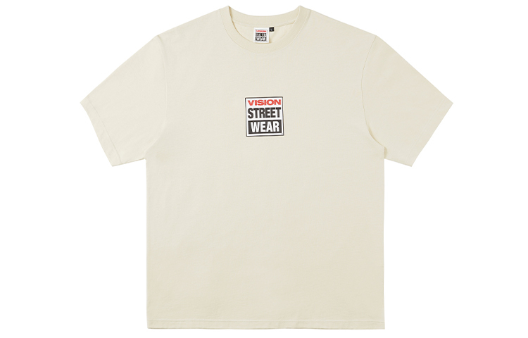 【代購】Vision Street Wear Drop Shoulder Sleeve T-Shirt Unisex Gravel Color