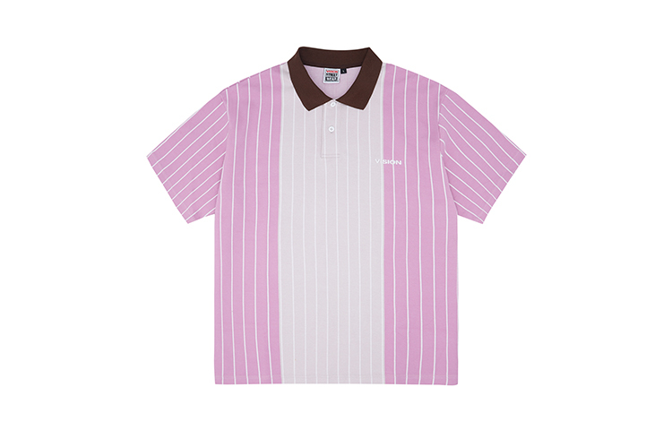 【代購】Vision Street Wear SS24 Polo Shirt Unisex Light Purple