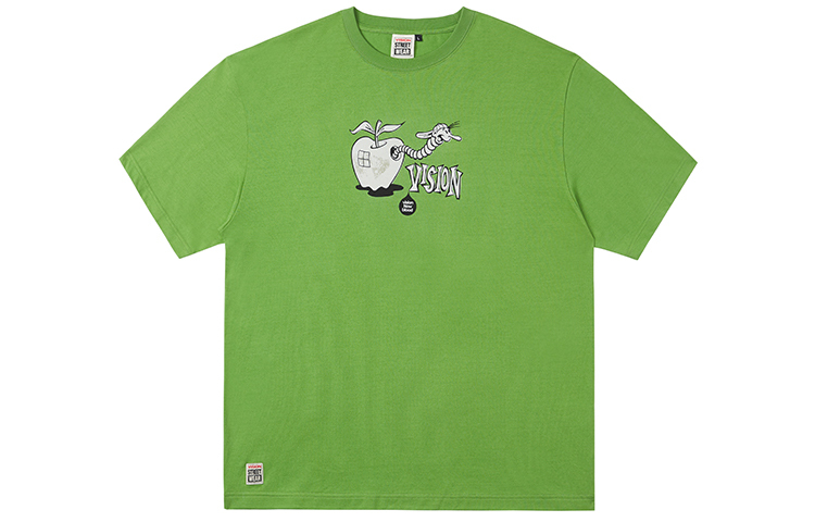 【代購】Vision Street Wear Short-Sleeved T-Shirts Unisex Fruit Green