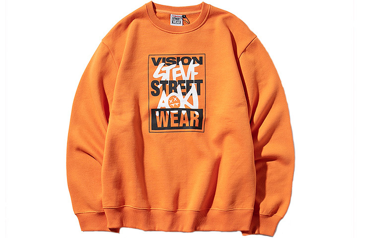 【代購】Vision Street Wear Sweatshirts Unisex Orange Red