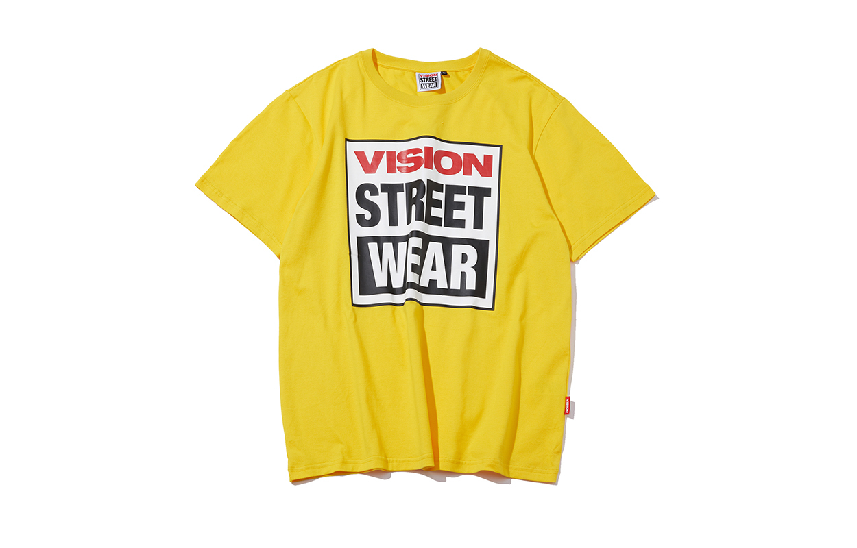 【代購】Vision Street Wear T-Shirt Unisex Yellow