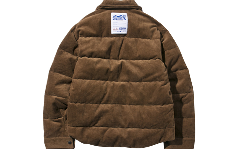 【代購】Vision Street Wear Down Jacket Unisex Dark Khaki