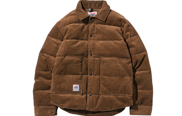 【代購】Vision Street Wear Down Jacket Unisex Dark Khaki