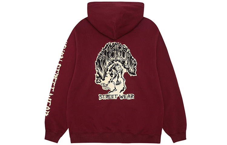 【代購】Vision Street Wear Sweatshirt Unisex Burgundy