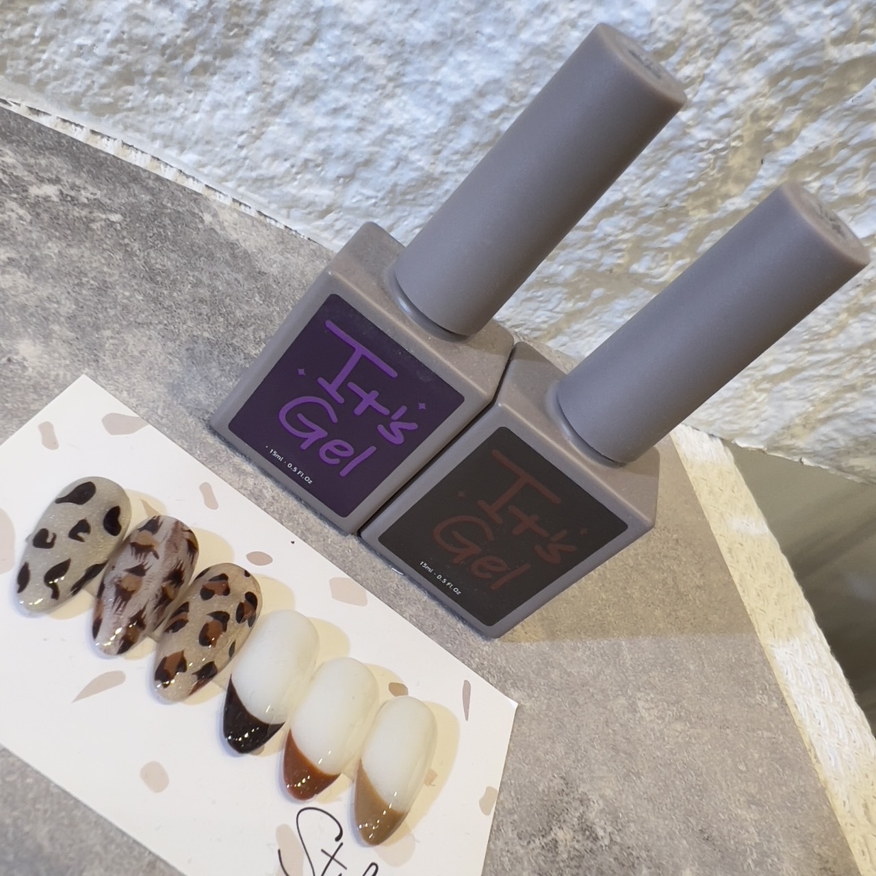 穿戴甲專用底膠上層組 製作薄韌精緻穿戴甲必備套組［IT'S GEL 103底膠＋IT'S GEL 105上層］